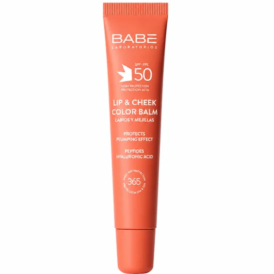 BABE LIP & CHEEK COLOR - BAUME A LEVRES REPULPANT SPF50 NUDE 20 ML