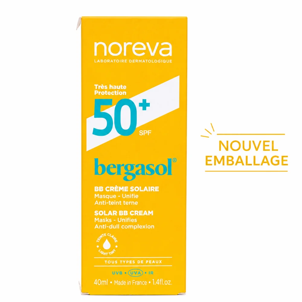 NOREVA BERGASOL BB CREME CLAIR SPF 50 40ML pour Nos Promotions