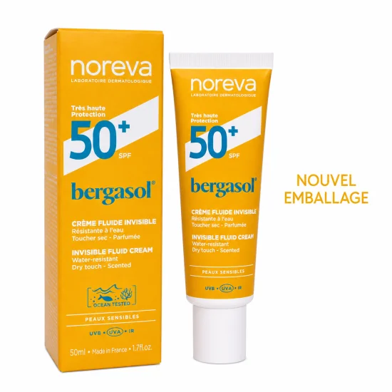 NOREVA BERGASOL EXPERT - CREME FLUID SPF50 50 ML pour Beauté