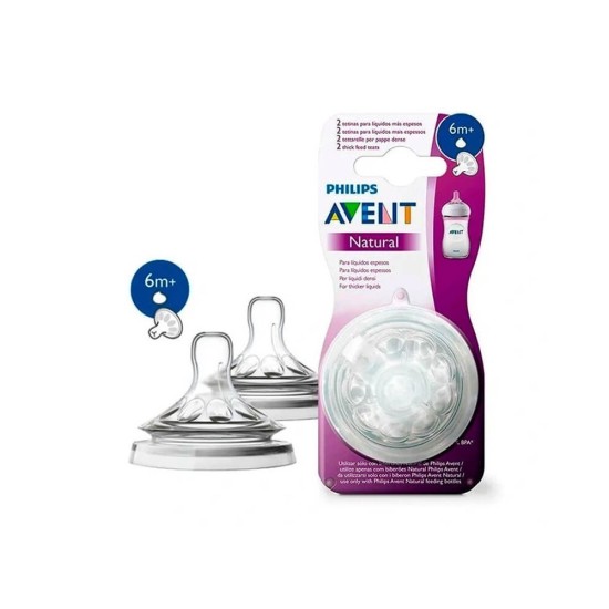 AVENT TETINE NATUREL 6M+ pour Maman et bébé