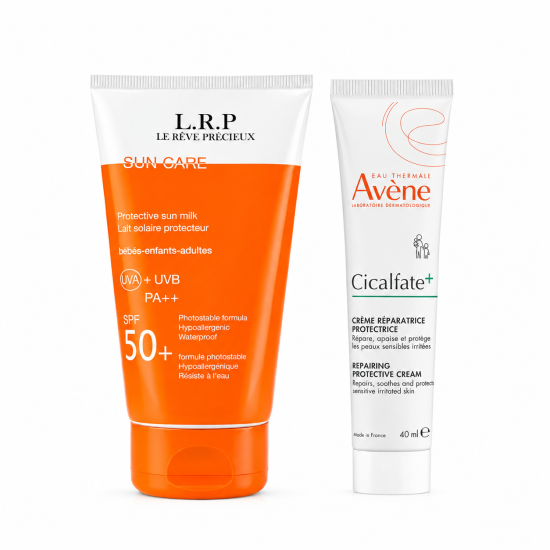 PACK - LRP LAIT SOLAIRE MINERAL SPF50+ + AVENE CICALFATE CREME REPARATRICE 40ML