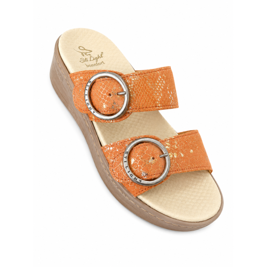 STI LIGHT - CLAQUETTES ORTHOPEDIQUES ORANGE FEMME