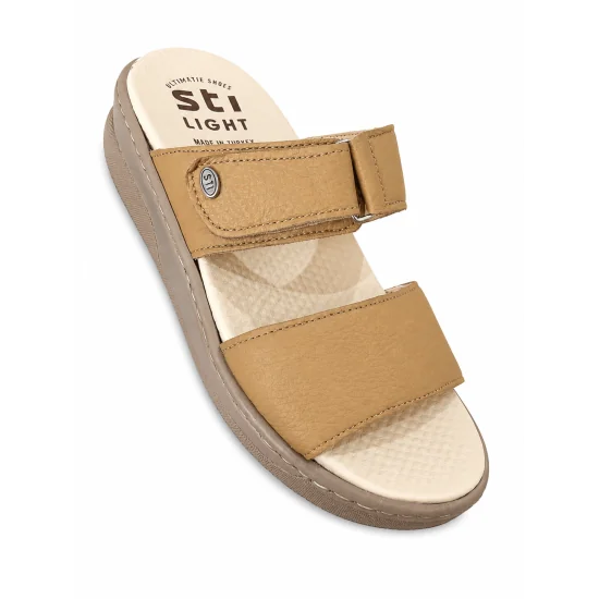 STI LIGHT - CLAQUETTES ORTHOPEDIQUES CARAMELS POUR HOMME