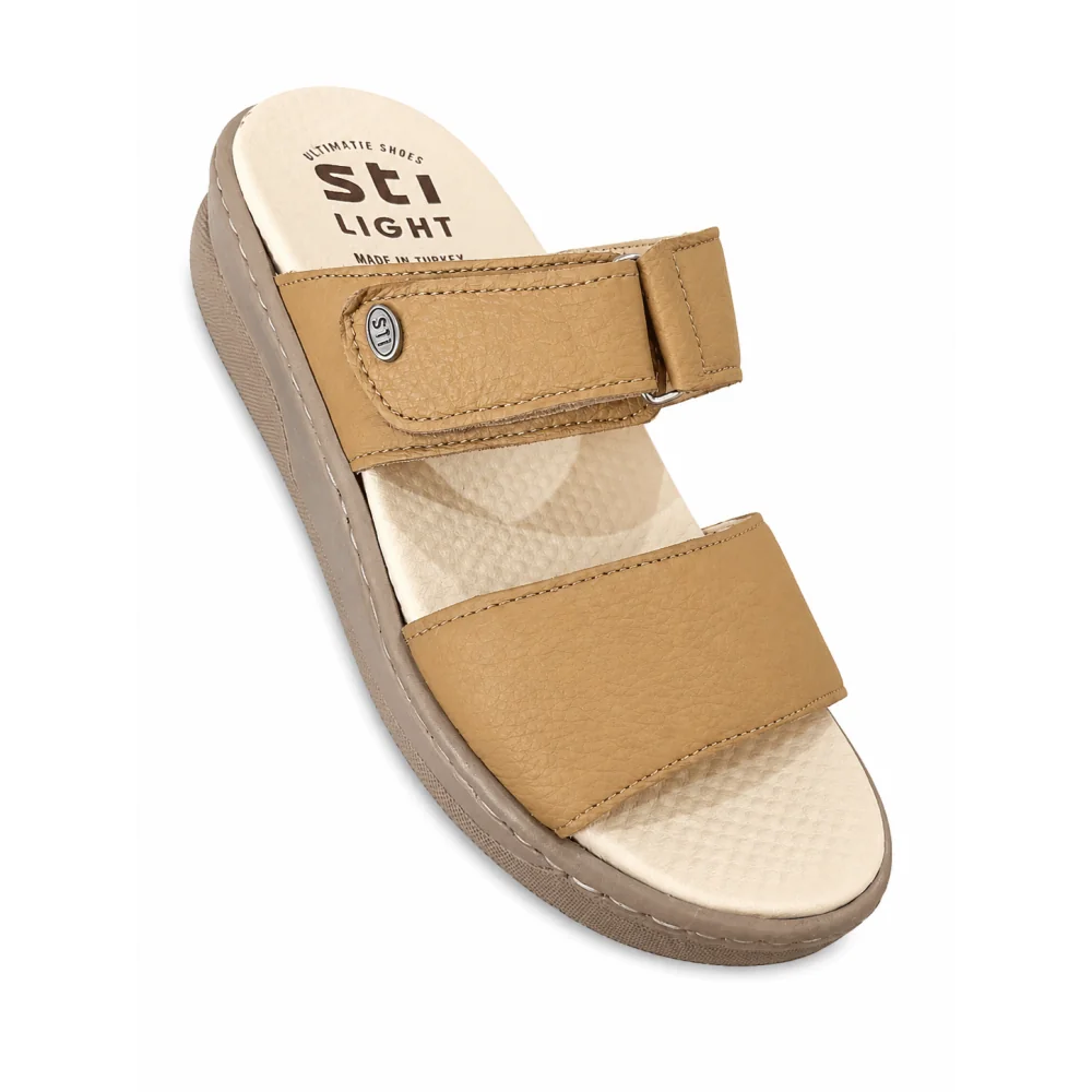 STI LIGHT - CLAQUETTES ORTHOPEDIQUES CARAMELS POUR HOMME