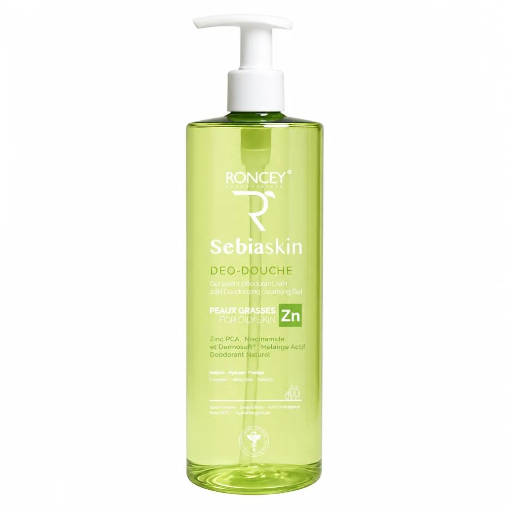RONCEY - DEO DOUCHE SEBIASKIN PEAU GRASSE 1L