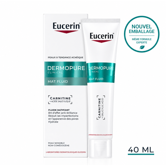 EUCERIN DERMOPURE - CLINICAL FLUIDE MATIFIANT 40ML