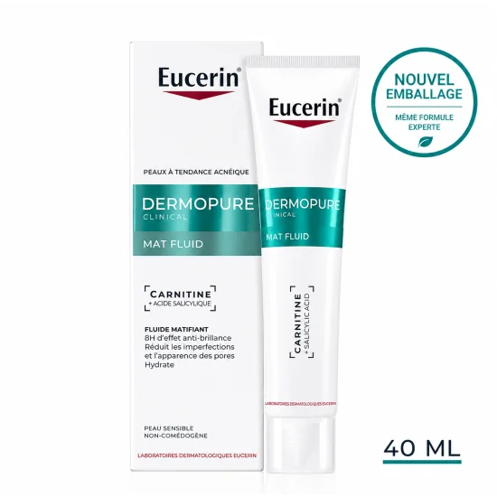 EUCERIN DERMOPURE - CLINICAL FLUIDE MATIFIANT 40ML