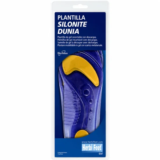 HERBI FEET - SEMELLE DE GEL À DÉCOUPER AVEC DÉCHARGE DUNIA TAILLE S