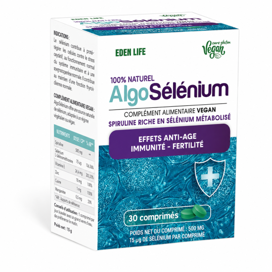 EDEN LIFE - ALGO SELENIUM 30 COMPRIMES