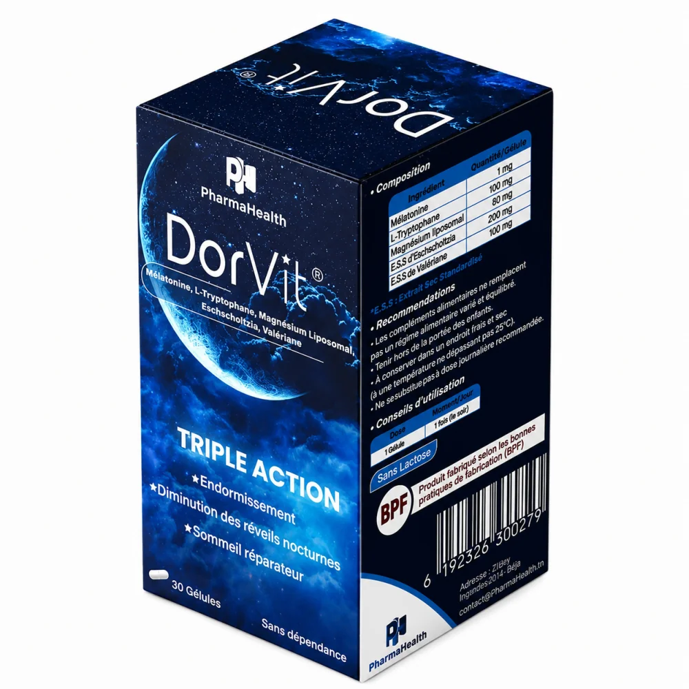 PHARMAHEALTH - DORVIT 30 GELULES
