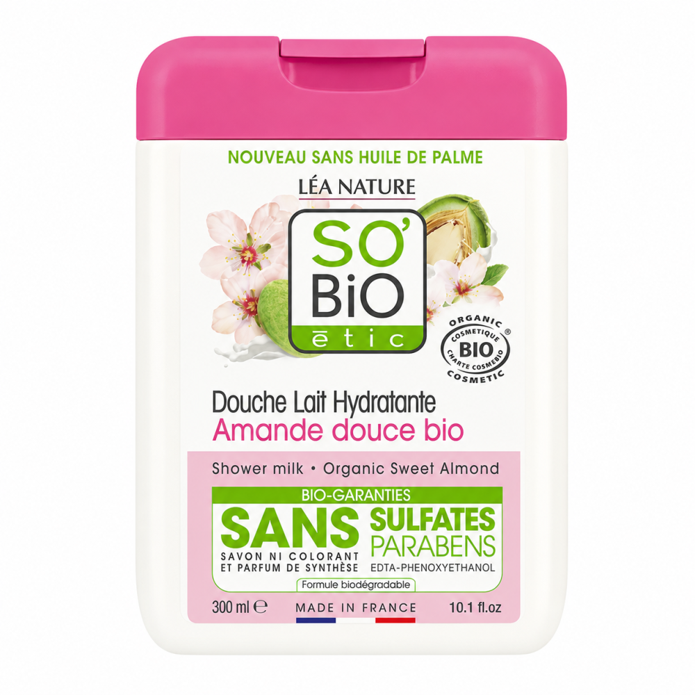 SO BiO DOUCHE - LAIT HYDRATANTE AMANDE DOUCE BIO 300ML