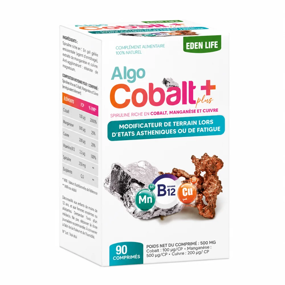 EDEN LIFE - ALGOCOBALT PLUS 90 COMPRIMES