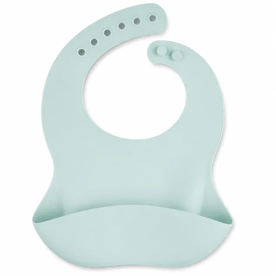 CANPOL BABIES BAVOIR SILICONE AVEC POCHE GREEN REF 51/030