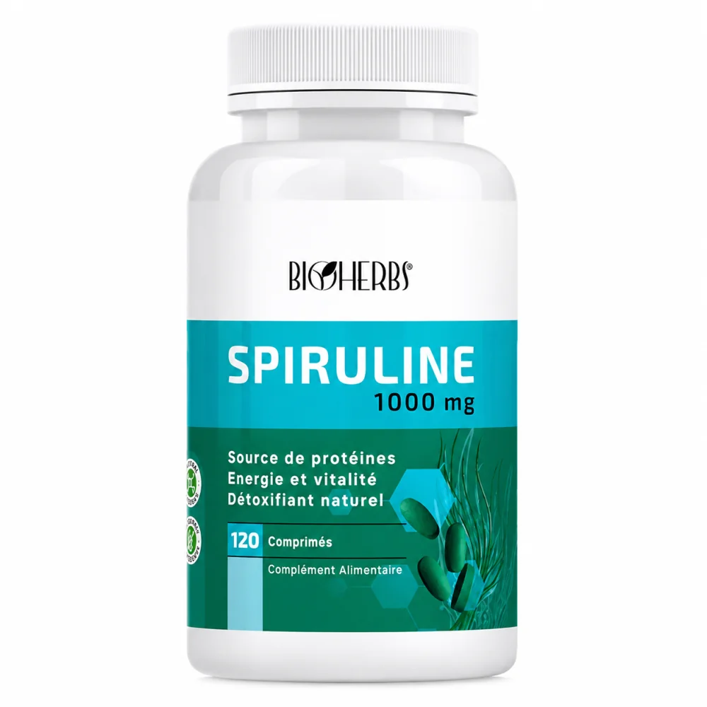 BIOHERBS - SPIRULINE 1000 MG 120 COMPRIMES