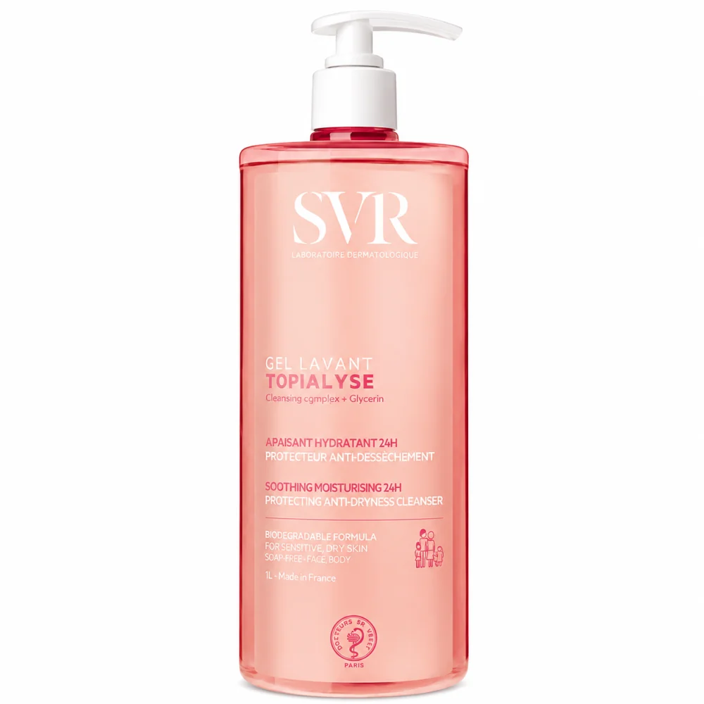 SVR TOPIALYSE GEL LAVANT FLACON POMPE 1L pour Beauté
