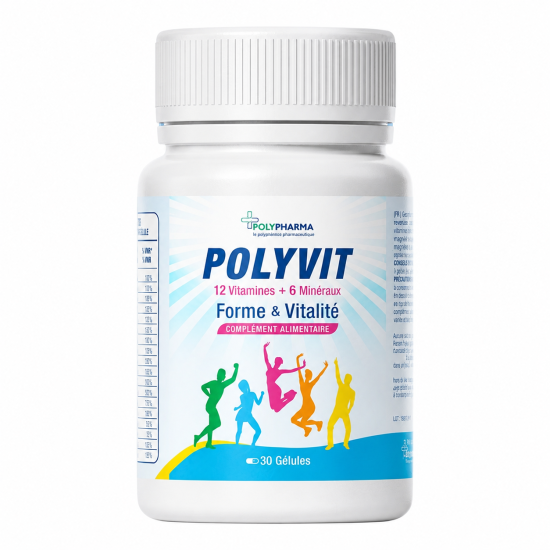 POLYPHARMA - POLYVIT FORME ET VITALITE 30 GELULES
