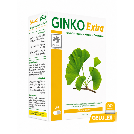 VITAL - GINKO EXTRA 60 GELULES