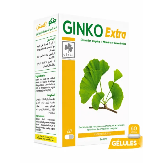 VITAL - GINKO EXTRA 60 GELULES