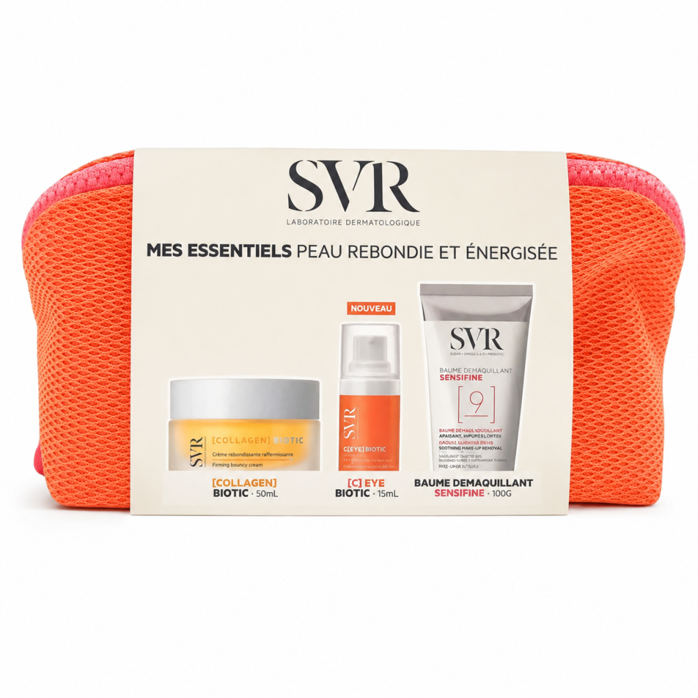 SVR - TROUSSE COLLAGEN BIOTIC 50ML+ C EYE BIOTIC 15ML + BAUME DEMAQUILLANT SENSIFINE 100G OFFERT