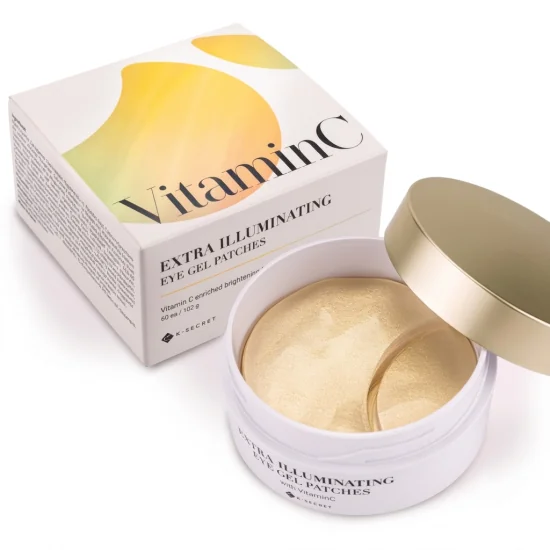 K-BEAUTY - PATCHS DE GEL EXTRA-ILLUMINANTS POUR LES YEUX VITAMINE C 60 PIECES