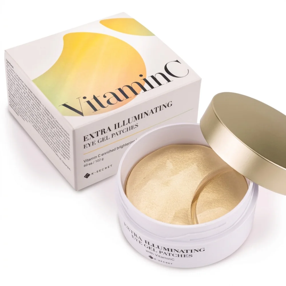 K-BEAUTY - PATCHS DE GEL EXTRA-ILLUMINANTS POUR LES YEUX VITAMINE C 60 PIECES