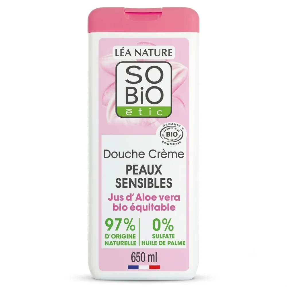 SO BIO DOUCHE - CREME PEAUX SENSIBLES 650ML