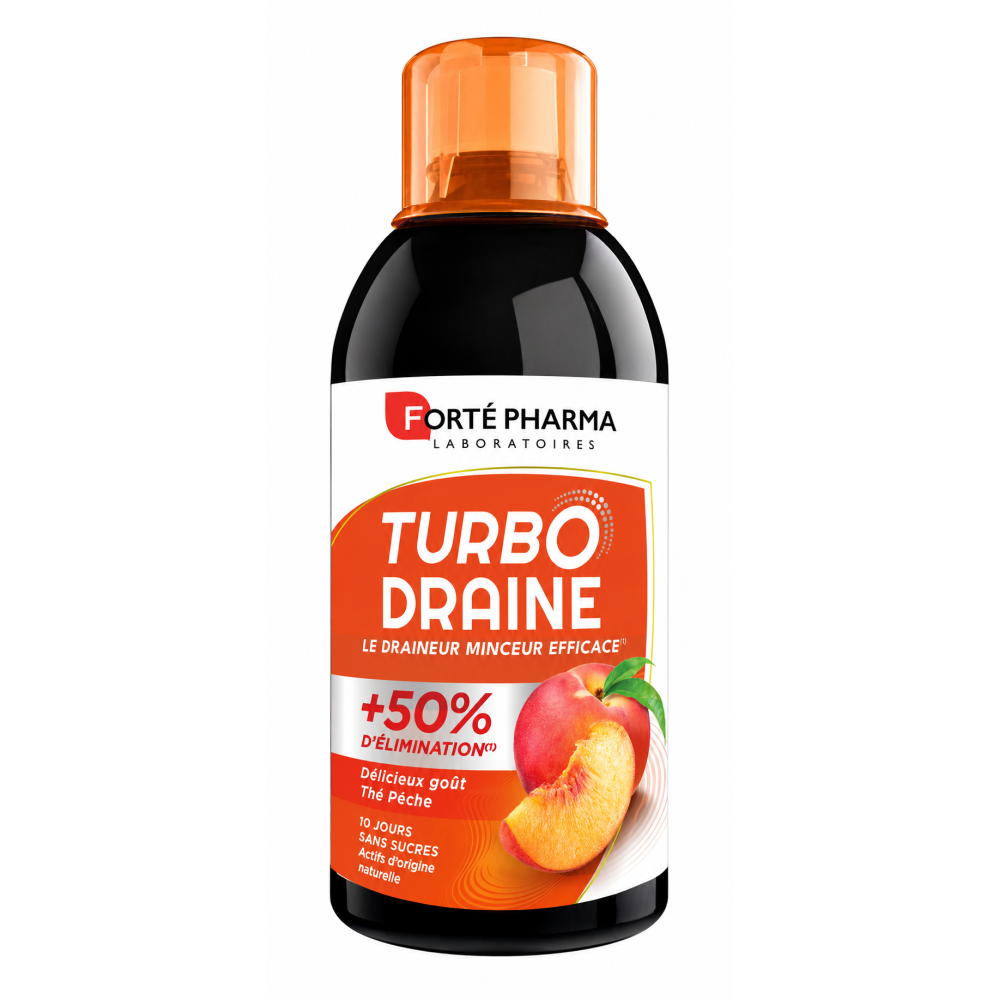 TURBODRAINE THE-PECHE 500ml forte pharma pour Beauté