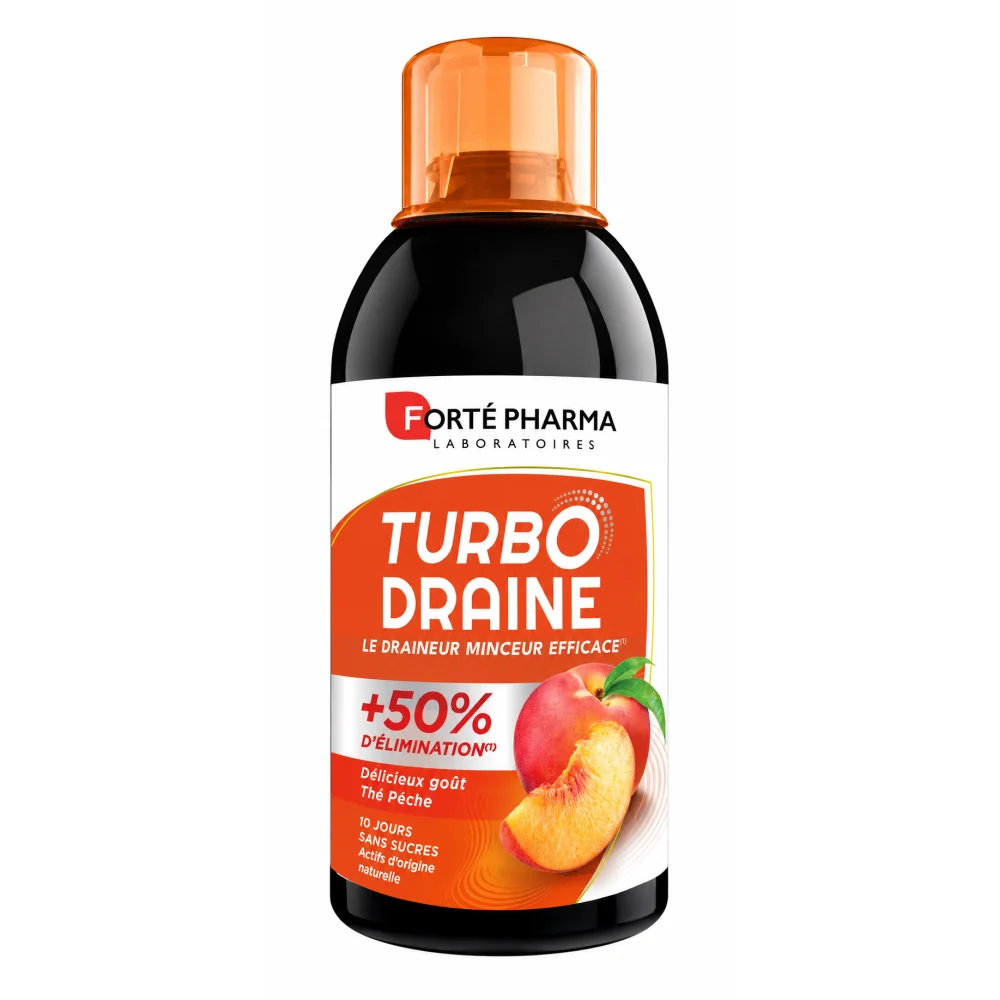 TURBODRAINE THE-PECHE 500ml forte pharma pour Beauté