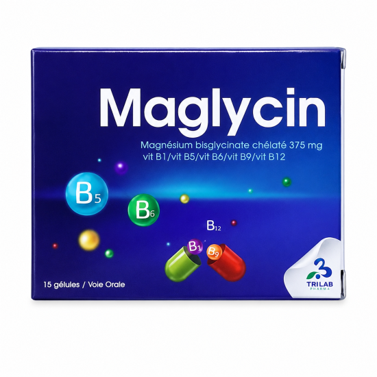 MAGLYCIN - TROUBLES NEURO-PSYCHIQUE MODÉRÉS 375 MG 15 GÉLULES