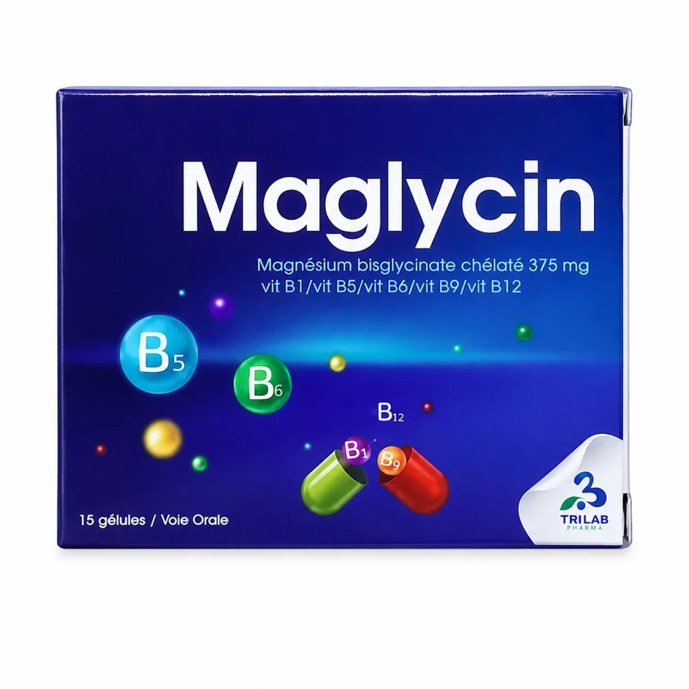 MAGLYCIN - TROUBLES NEURO-PSYCHIQUE MODÉRÉS 375 MG 15 GÉLULES