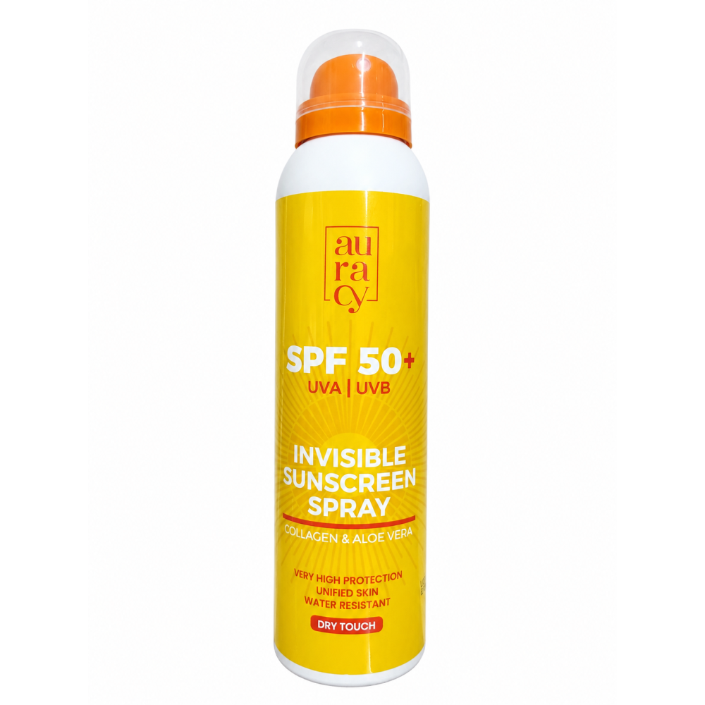 AURACY ECRAN SPRAY INVISIBLE SPF 50+ pour Femmes