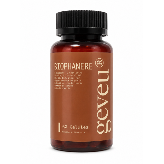 BIOPHANERE Greveur 60 Gélules – Complément Alimentaire Cheveux & Ongles