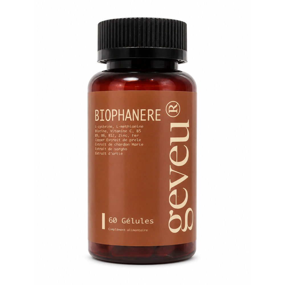 BIOPHANERE Greveur 60 Gélules – Complément Alimentaire Cheveux & Ongles