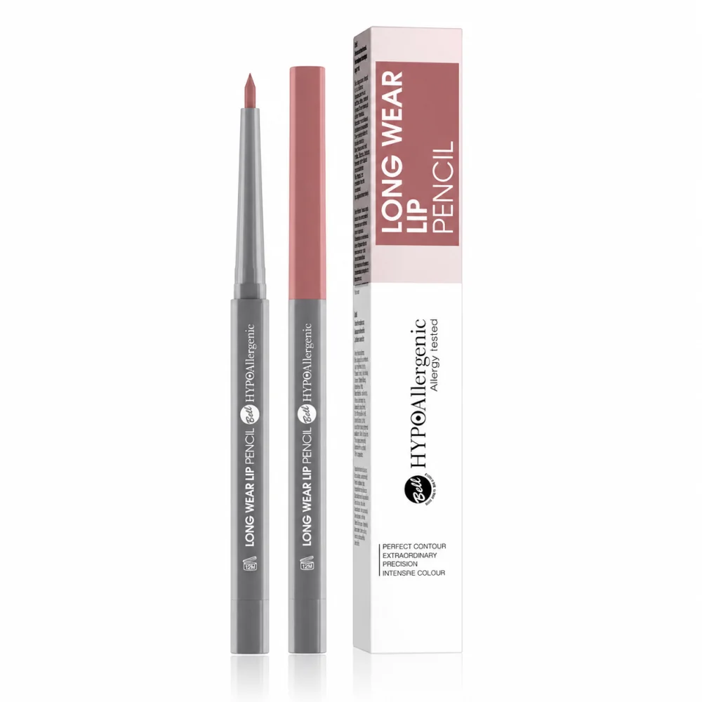 Bell HYPOAllergenic Long Wear Lip Pencil 01 Pink Nude Crayon Lèvres Longue Tenue
