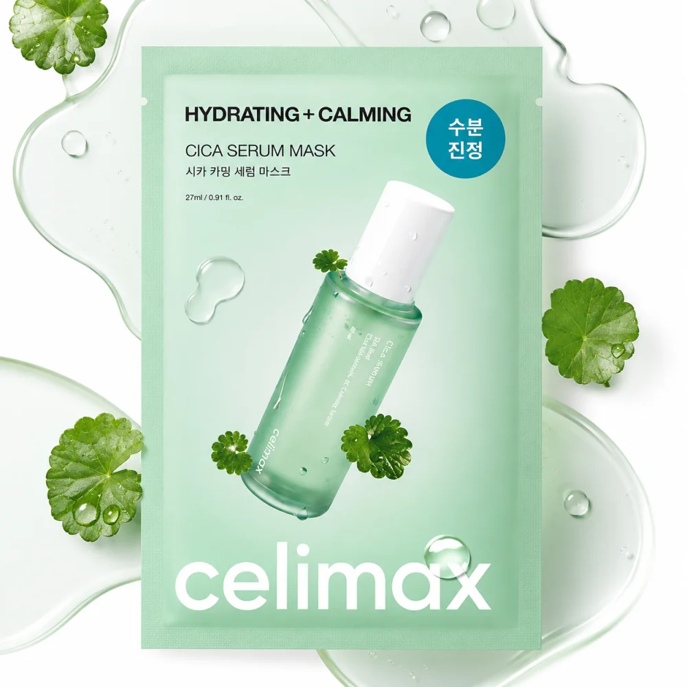 CELIMAX - THE REAL CICA CALMING SERUM MASK
