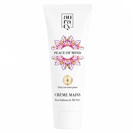AURACY PEACE OF MIND - CREME MAINS ROSE INDIENNE&THE VERT 75GR