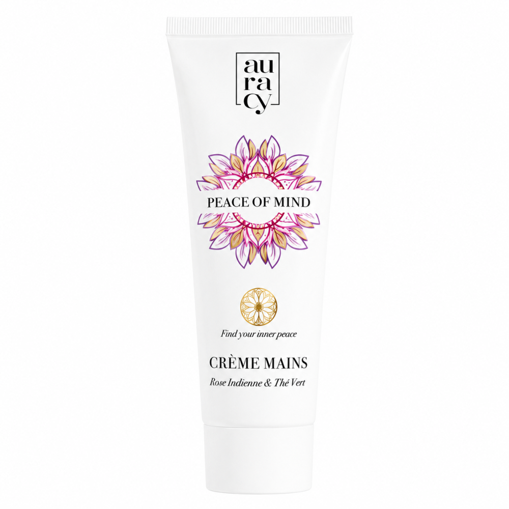 AURACY PEACE OF MIND - CREME MAINS ROSE INDIENNE&THE VERT 75GR