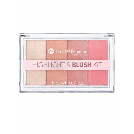 Bell HYPOAllergenic Highlight & Blush Kit 01 | Palette Illuminateur & Blush