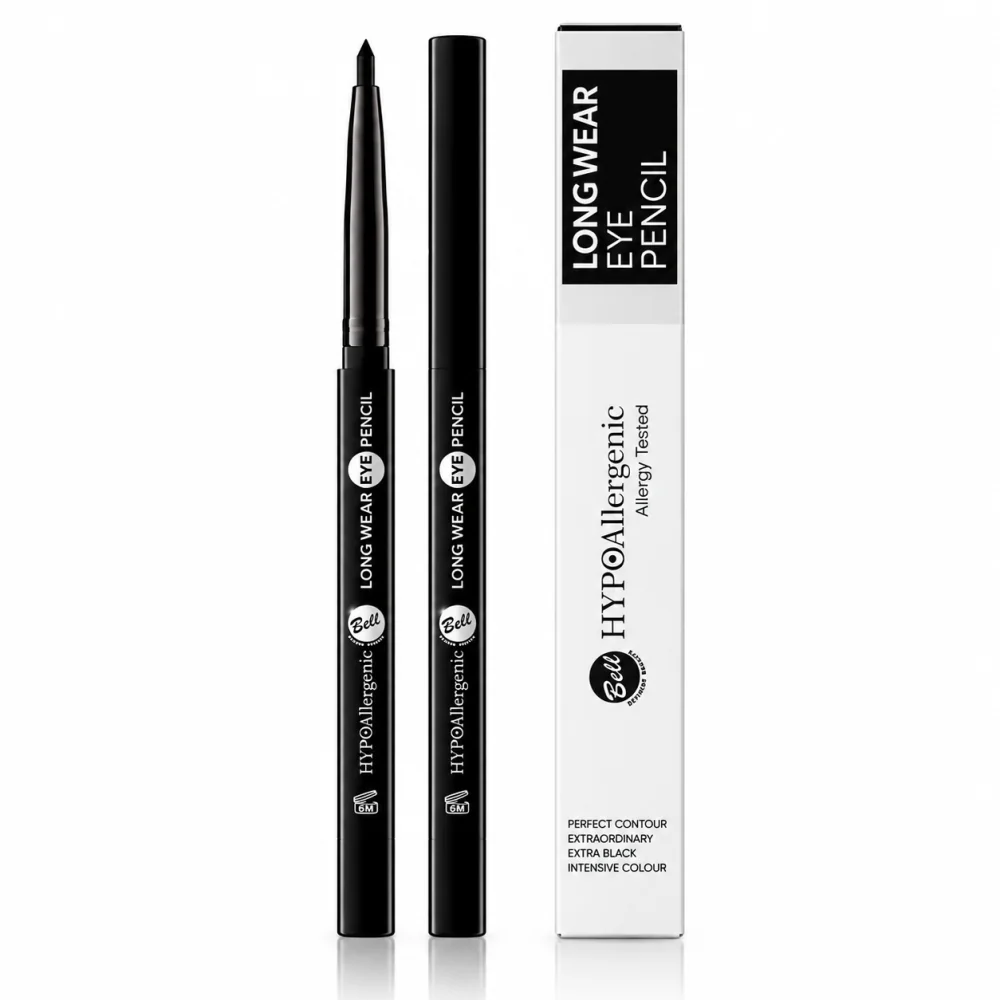 BELL HYPOALLERGENIC - LONG WEAR CRAYON YEUX - 01 BLACK