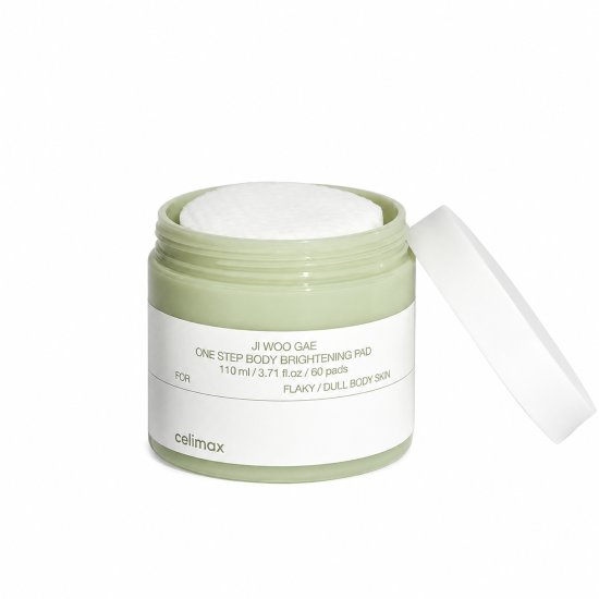 CELIMAX JI WOO GAE ONE STEP - DISQUES ÉCLAIRCISSANTS POUR LE CORPS 110 ML 60 DISQUES