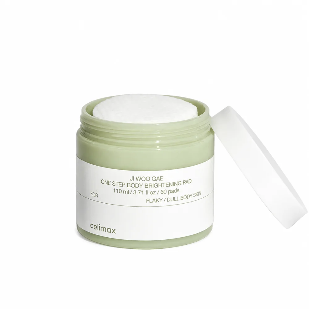 CELIMAX JI WOO GAE ONE STEP - DISQUES ÉCLAIRCISSANTS POUR LE CORPS 110 ML 60 DISQUES