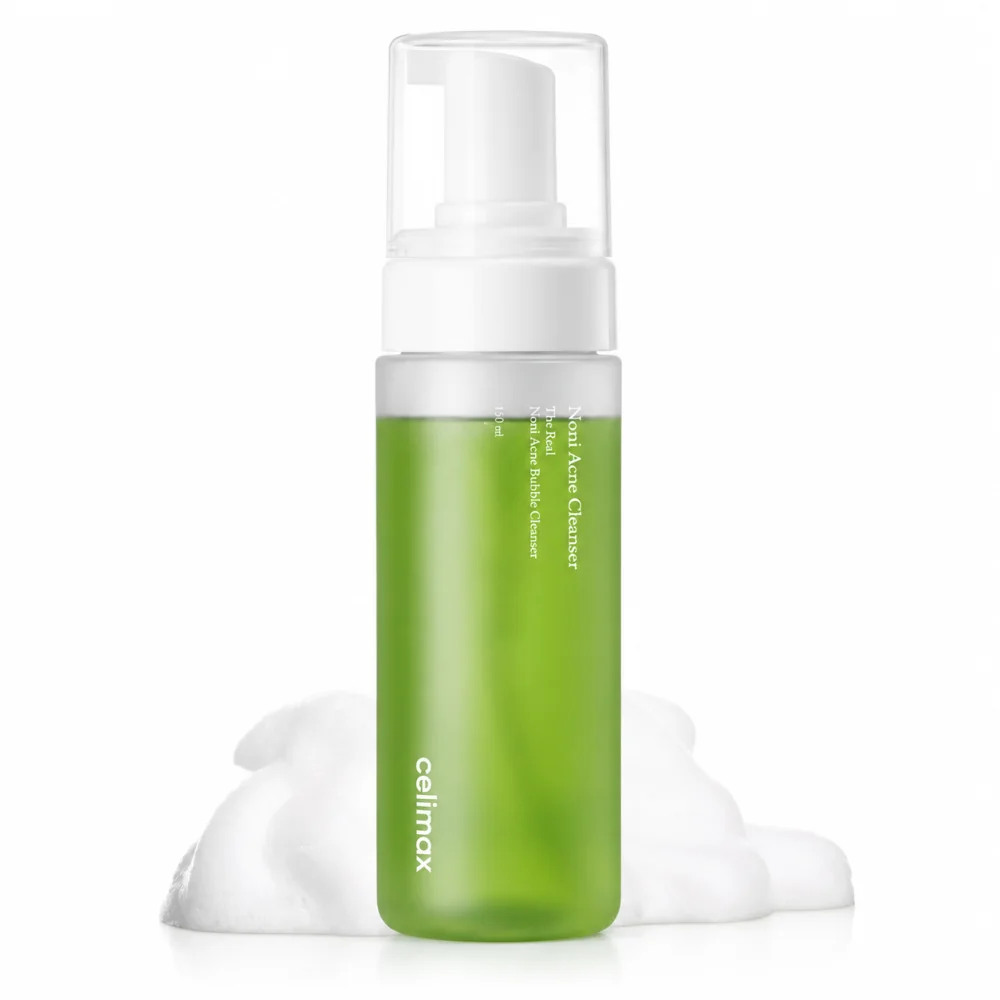 CELIMAX THE REAL NONI ACNE BUBBLE CLEANSER - MOUSSE NETTOYANTE ANTI-ACNÉ 155 ML
