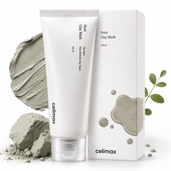 CELIMAX THE REAL NONI REFRESH CLAY MASK - MASQUE À L'ARGILE RAFRAÎCHISSANT POUR LE VISAGE  100ml