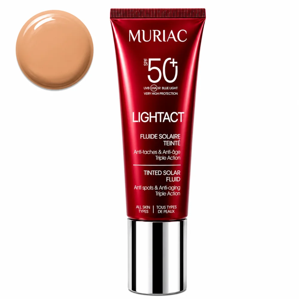 MURIAC LIGHTACT - FLUIDE SOLAIRE TEINTE SPF50+ 02 BEIGE NATUREL
