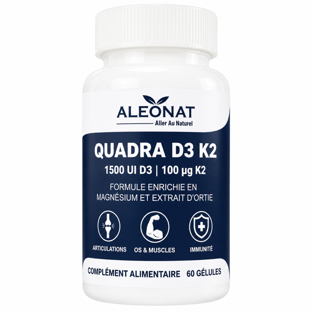 ALEONAT - QUADRA 1500 UI D3 100 UG K2 60 GELULES
