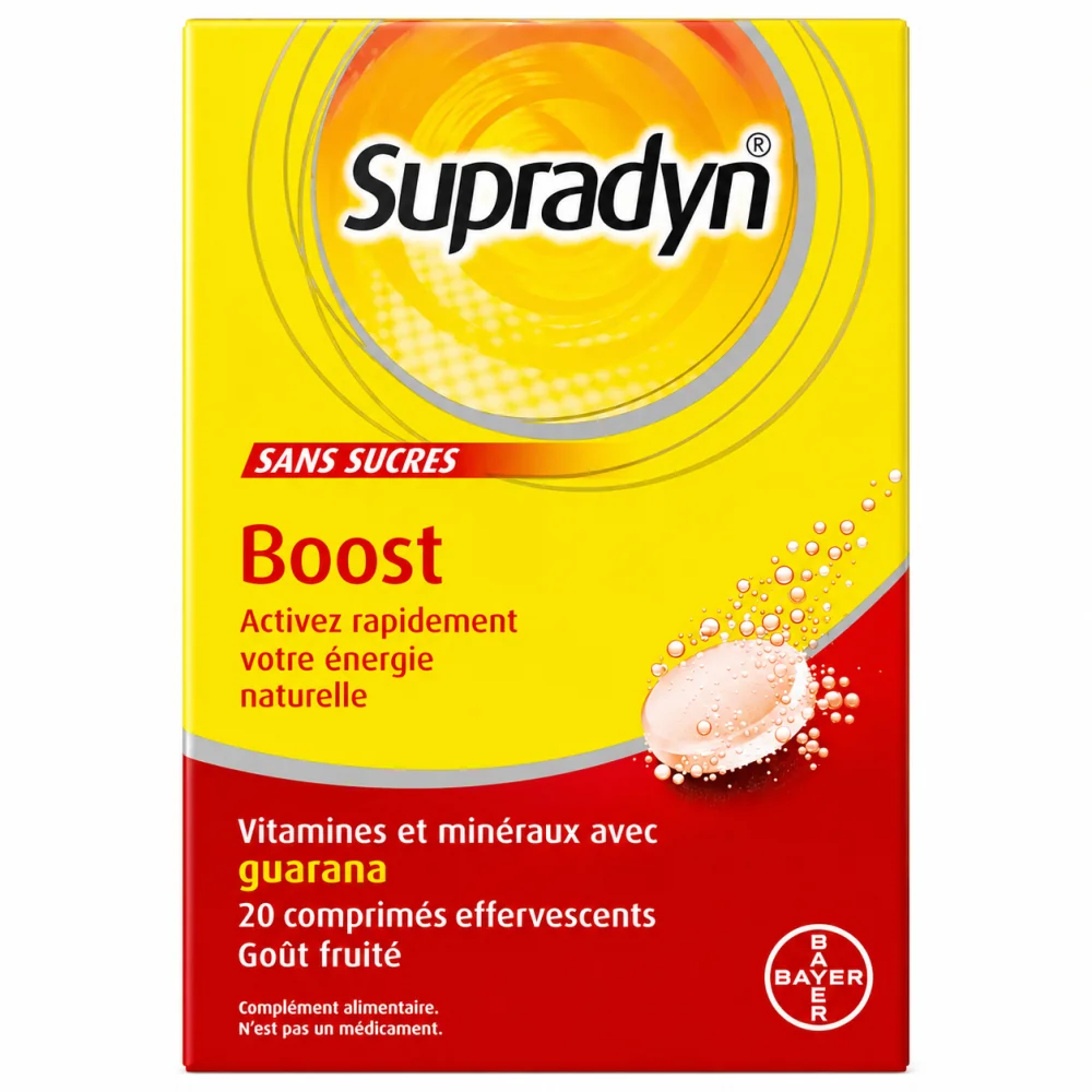 SUPRADYN BOOST - EFFERVESCENTS 20 COMPRIMÉS