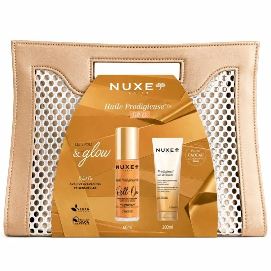 NUXE - ROLL&GLOW OR ECLAT 60ML +HUILE DE DOUHE 200ML ET SAC OFFERTS