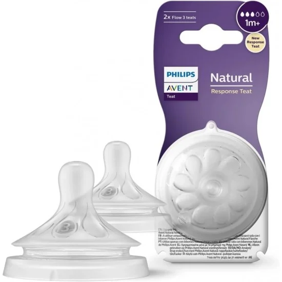 AVENT - TETINES NATURAL RESPONSE +1MOIS pour Maman et bébé