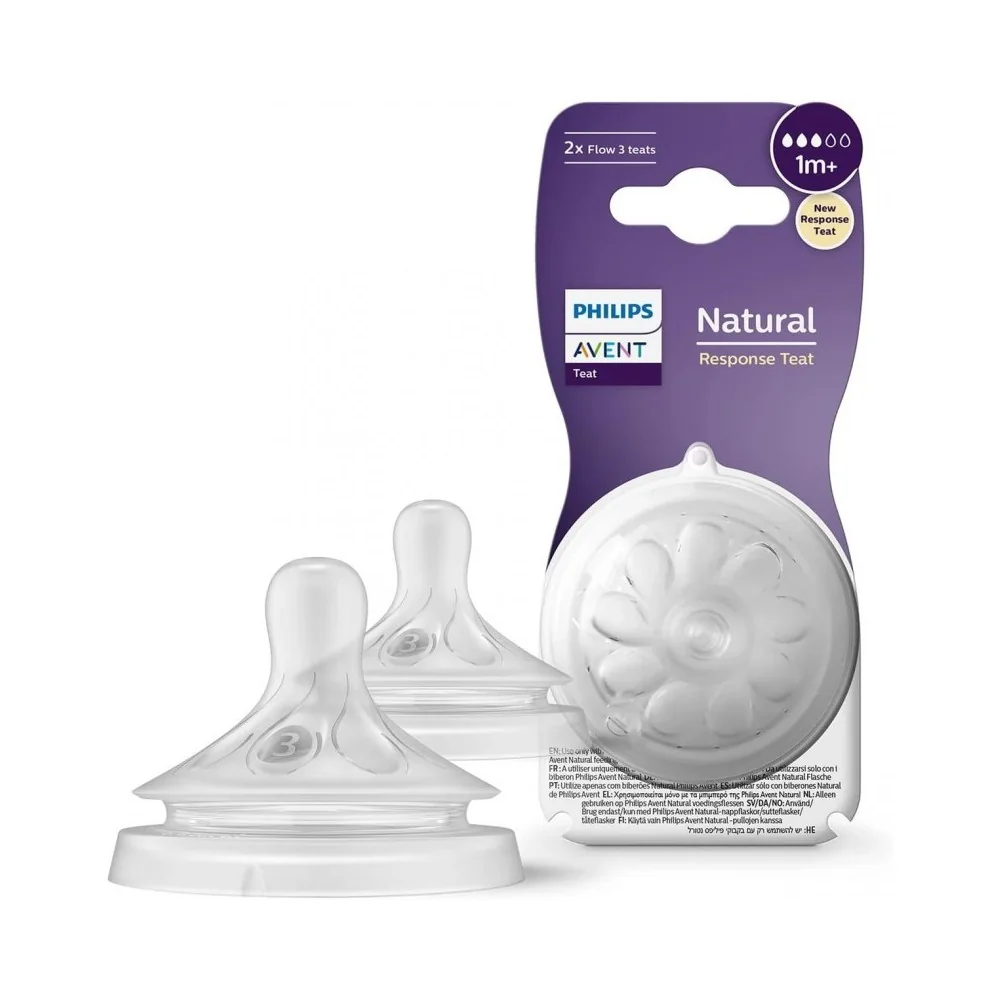 AVENT - TETINES NATURAL RESPONSE +1MOIS pour Maman et bébé
