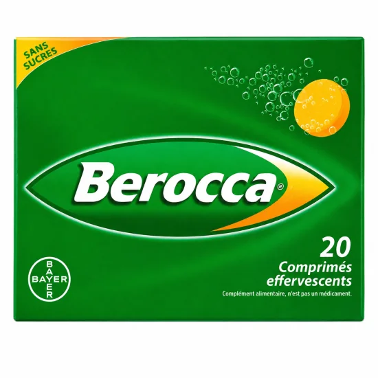 BEROCCA ENERGIE - EFFERVESCENTS 20 COMPRIMES